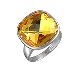 SOKOLOV Женское серебряное кольцо с кристаллом Swarovski, 1616289