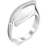 Женское серебряное кольцо с куб. циркониями, 1651873