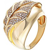 Женское золотое кольцо с бриллиантами, 1674145