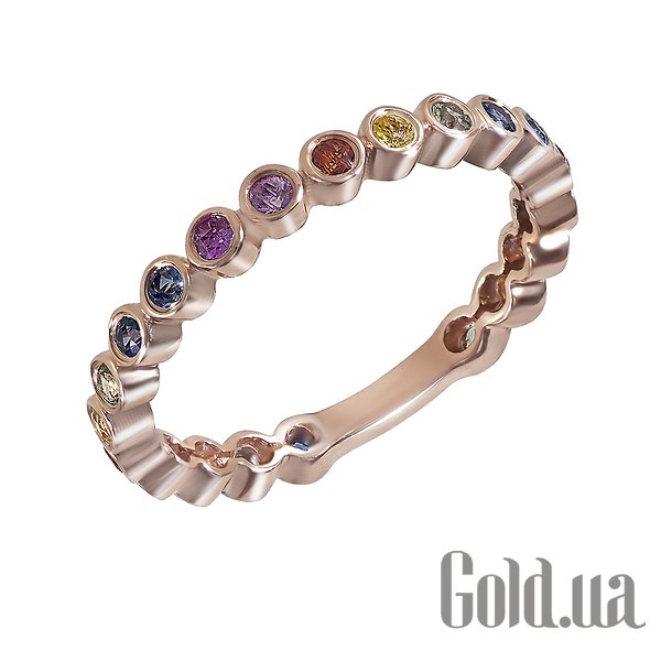 

Кольцо Lurie Jewelry, Женское золотое кольцо с сапфирами, 17