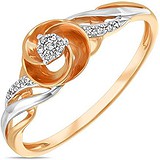 Золотое кольцо с бриллиантами, 1711777