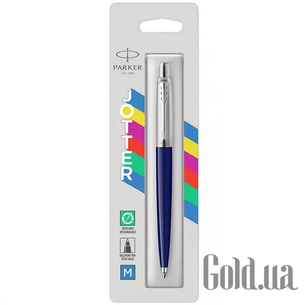Ручка Parker Кулькова ручка Jotter 17 Standard Blue CT BP блістер 15 836