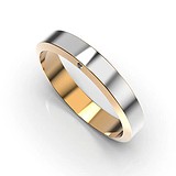 Золотое обручальное кольцо с бриллиантом, 1768097