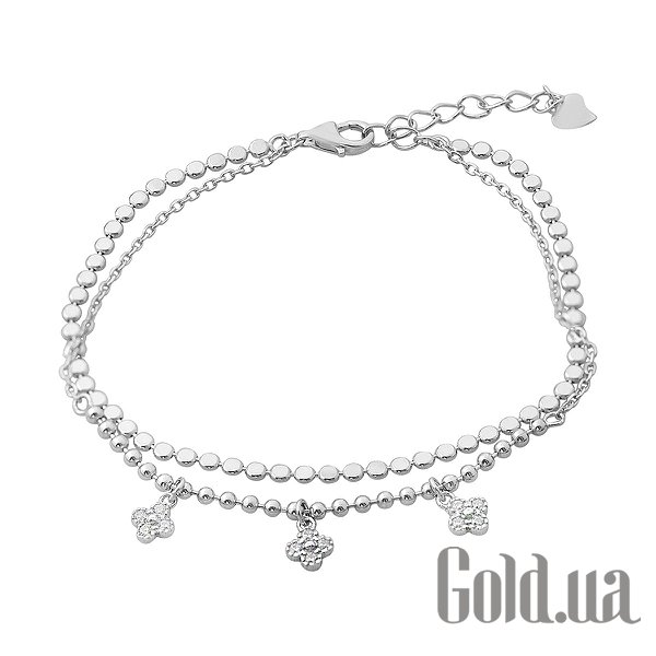 

Женские браслеты Fresh Jewelry, Женский серебряный браслет с куб. циркониями, 17