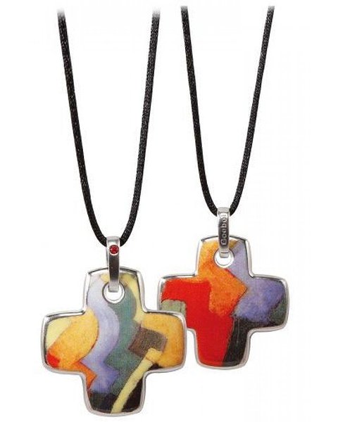 Goebel Кулон на шнурке с кристаллами Swarovski