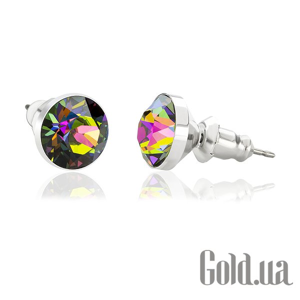 

Пусеты (гвоздики) Kobi, Стальной, Серьги с кристаллами Swarovski