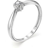 Золотое кольцо с бриллиантом, 1667234