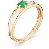 Женское золотое кольцо с изумрудом, 1696930