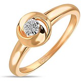 Золотое кольцо с бриллиантами, 1711778