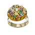Женское золотое кольцо с кварцами - фото 1