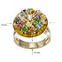 Женское золотое кольцо с кварцами - фото 3