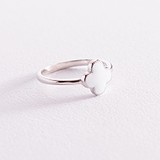 Женское серебряное кольцо с эмалью