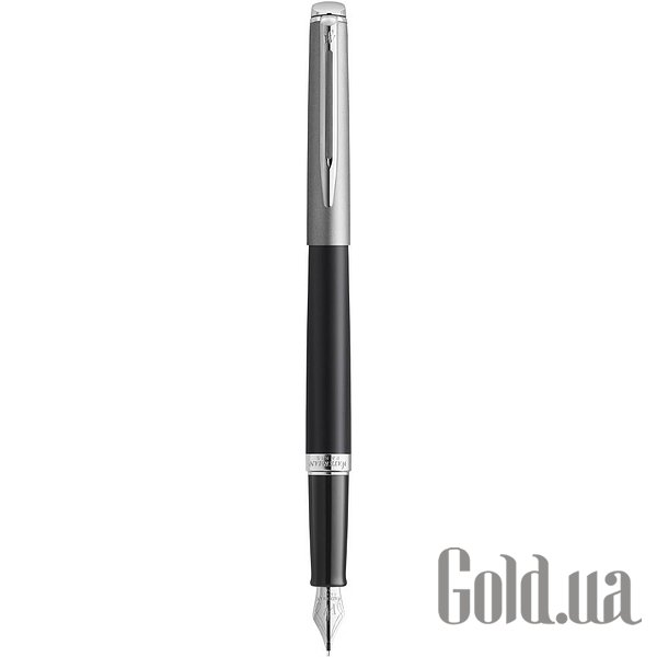 

Ручка Waterman, Перьевая ручка Hemisphere Essentials Metal & Black Lacquer CT FP F 12 006