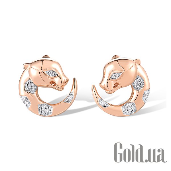 

Серьги-гвоздики Lurie Jewelry, Золотые серьги с бриллиантами