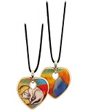 Goebel Кулон на шнурке с кристаллами Swarovski в позолоте