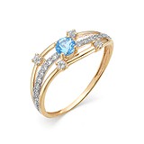 Женское золотое кольцо с топазами, 1516451