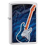 Zippo Зажигалка Fender Brushed Chrome 29128, 1528483