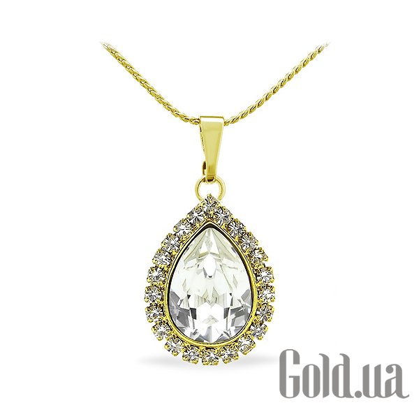 

Женские колье и кулоны Kobi, Золотой, Кулон с цепочкой с кристаллами Swarovski в позолоте
