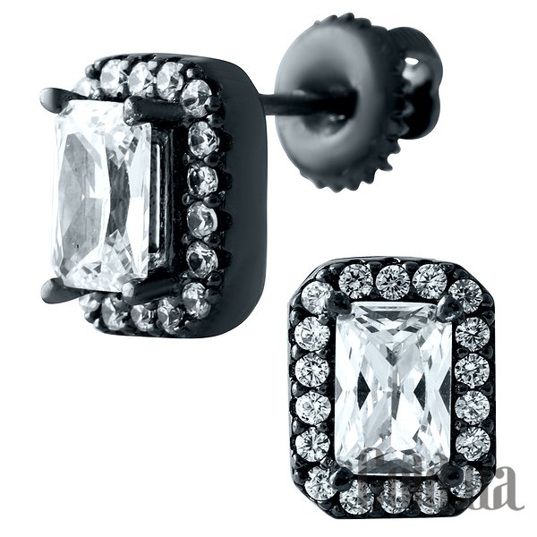 

Серьги-гвоздики Fresh Jewelry, Серебряные серьги с куб. циркониями