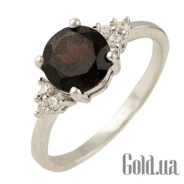 

Женские кольца Fresh Jewelry, Женское серебряное кольцо с гранатом и куб. циркониями, 17.5