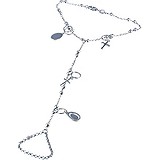 Жіночий Срібний браслет з каблучкам, 1611171