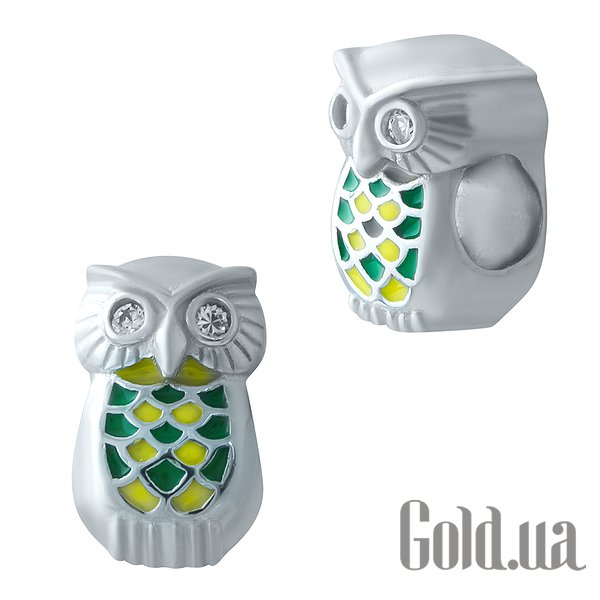 

Наборная подвеска Fresh Jewelry, Серебряная наборная подвеска с куб. циркониями и эмалью