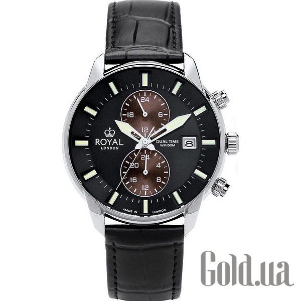 

Мужские часы Royal London, Мужские часы Dual Time 41395-01