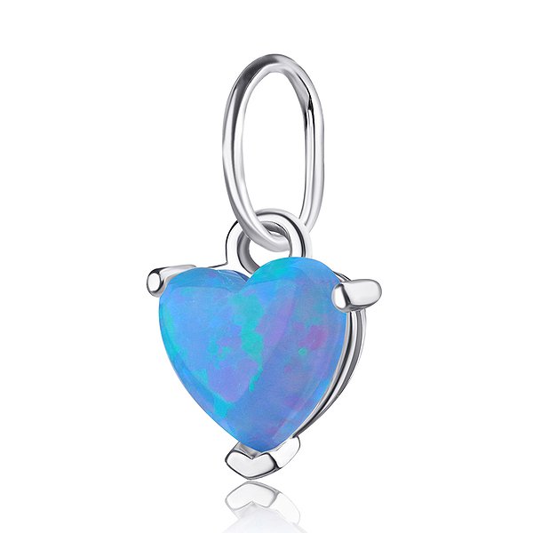 Срібний кулон з опалом