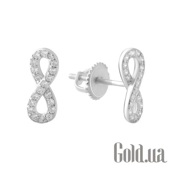 

Серьги-гвоздики Fresh Jewelry, Серебряные серьги с куб. циркониями
