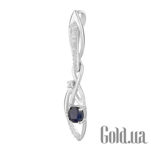 

Женские кулоны Fresh Jewelry, Серебряный кулон с куб. циркониями и сапфиром