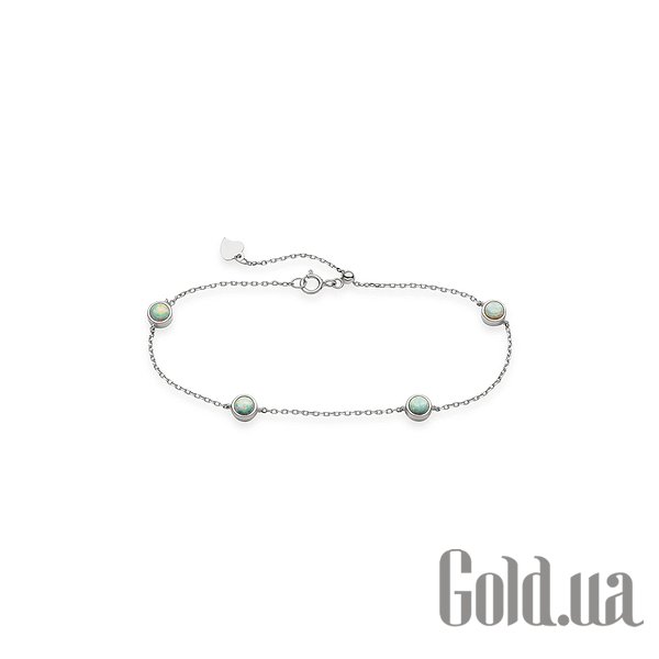 

Женские браслеты Silvex925, Женский серебряный браслет с опалами, 20