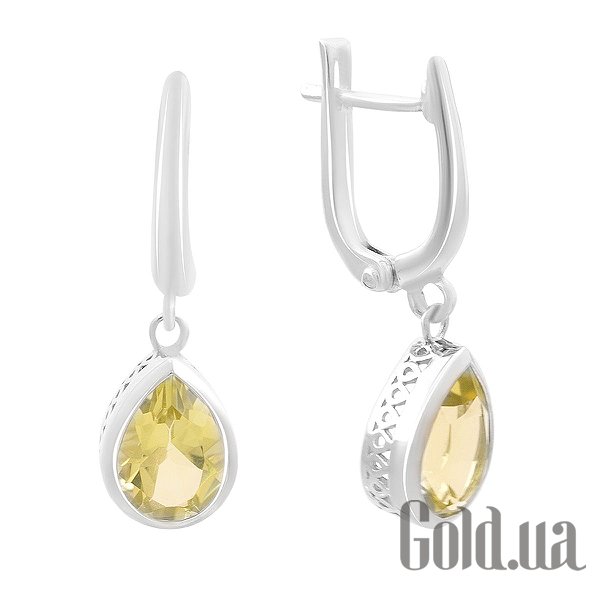 

Серьги с подвесками Fresh Jewelry, Серебряные серьги с кварцами