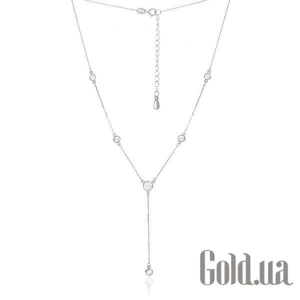 

Женские колье Silvex925, Серебряное колье с куб. циркониями, 40