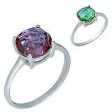 Заказать Женское серебряное кольцо с султанитом (1948477) ,цена 1146 грн., в магазине Gold.ua