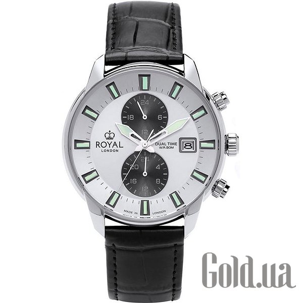 

Мужские часы Royal London, Мужские часы Dual Time 41395-02