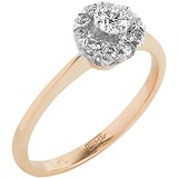Золотое кольцо с бриллиантами, 1673380