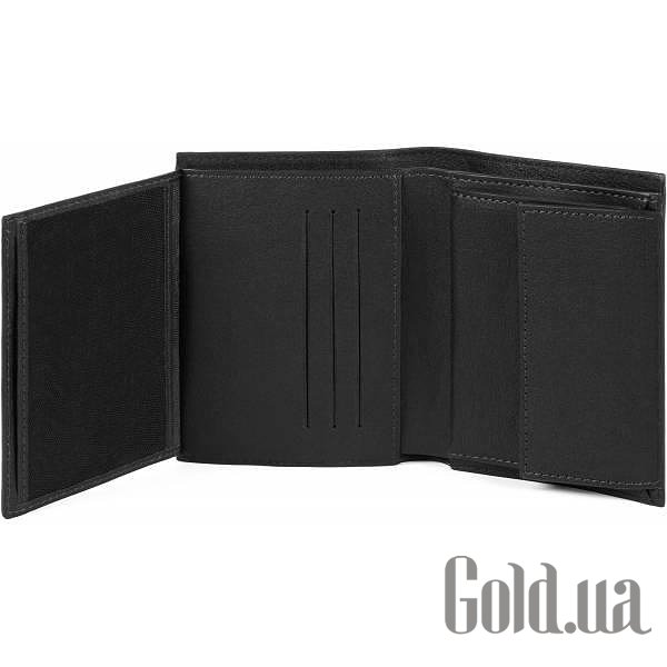 

Бумажник Piquadro, Черный, Портмоне Black Square PU4824B3R_N