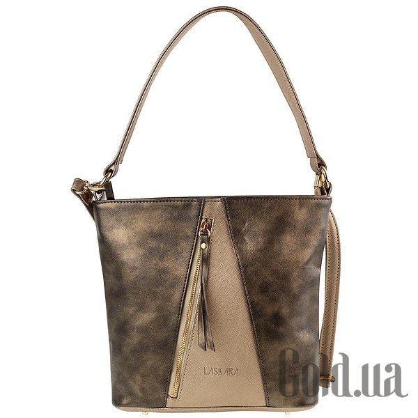 

Сумки женские Laskara, Зеленый, Женская сумка LK-10253-olive-gold