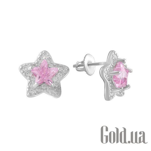 

Серьги-гвоздики Fresh Jewelry, Серебряные серьги с куб. циркониями