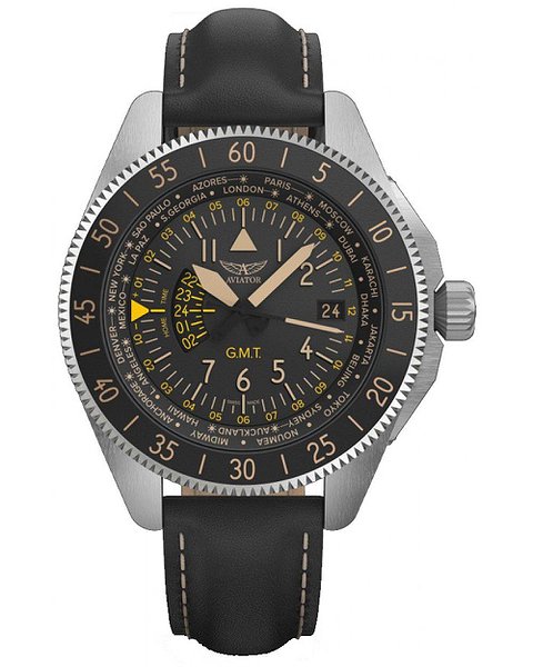 Aviator Мужские часы Airacobra GMT V.1.37.0.303.4