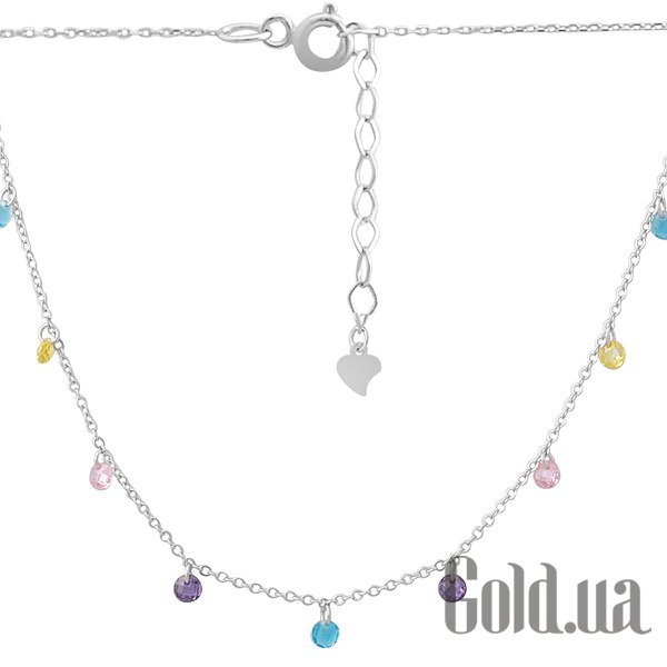 

Женские колье Fresh Jewelry, Серебряное колье с куб. циркониями, 40