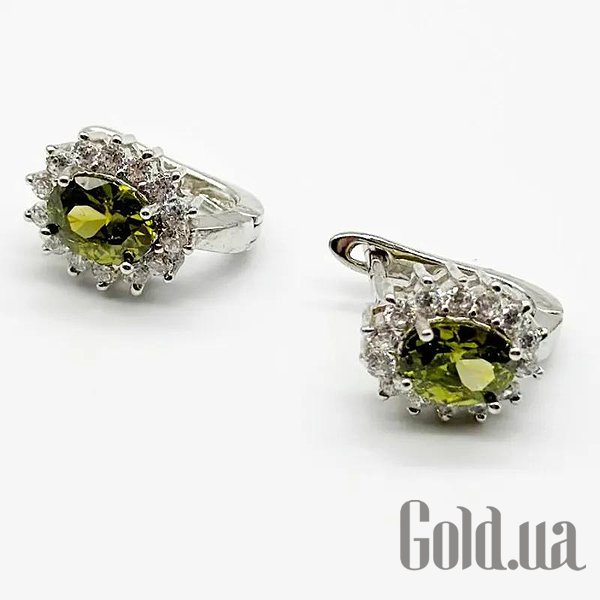 

Серьги Silvex925, Серебряные серьги с куб. циркониями