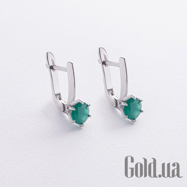 

Серьги Украина, Серебряные серьги с агатами