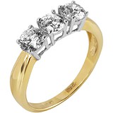 Золотое обручальное кольцо с бриллиантами, 1673381