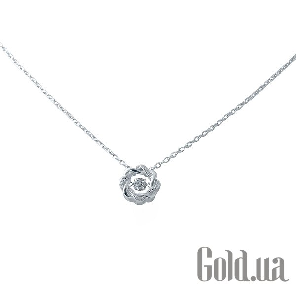 

Женские кулоны Fresh Jewelry, Серебряный кулон с цепочкой с куб. циркониями