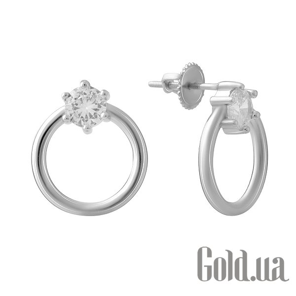 

Серьги-гвоздики Fresh Jewelry, Серебряные серьги с куб. циркониями