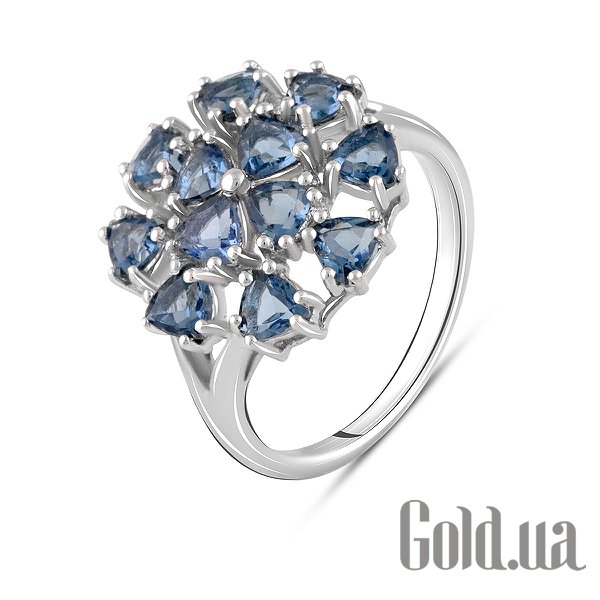 

Женские кольца Fresh Jewelry, Женское серебряное кольцо с синт. танзанитами, 19