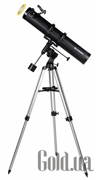 

Телескоп Bresser, Телескоп Galaxia II 114/900 EQ Solar Carbon с солнечным фильтром и адаптером для смартфона