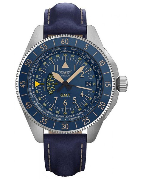 Aviator Мужские часы Airacobra GMT V.1.37.0.304.4