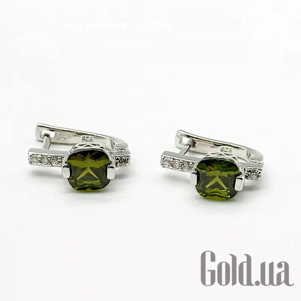 

Серьги Silvex925, Серебряные серьги с куб. циркониями